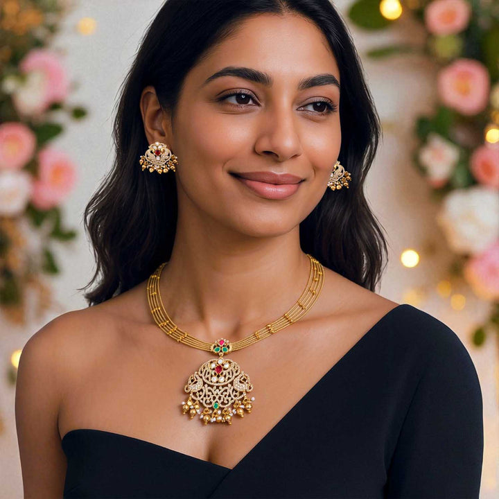 Golden Lavina Hasli Victorian Jewellery Set - New Arrival