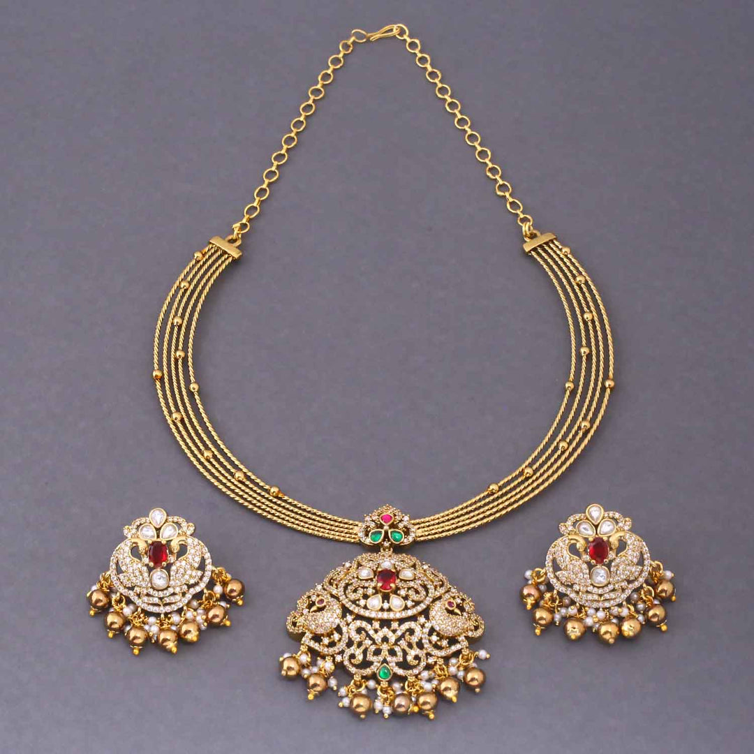 Golden Lavina Hasli Victorian Jewellery Set - New Arrival