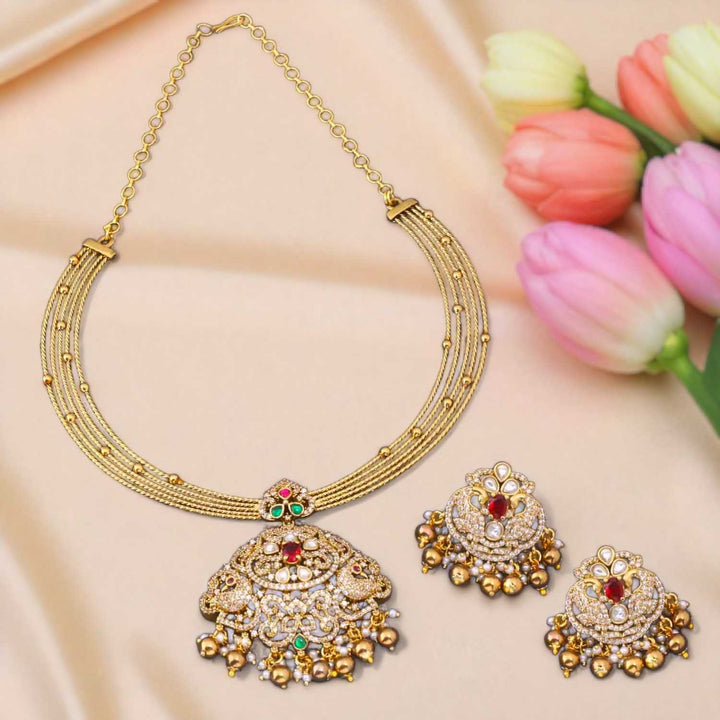 Golden Lavina Hasli Victorian Jewellery Set - New Arrival