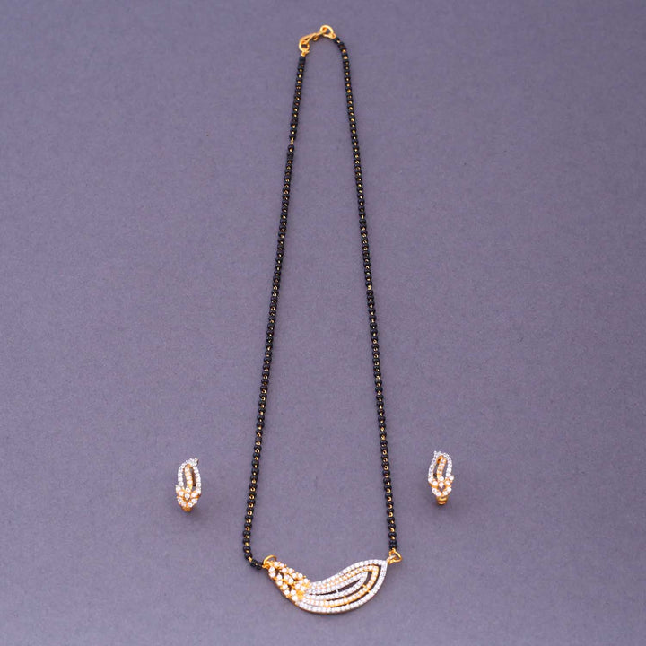 Golden Leaden Mangalsutra Set