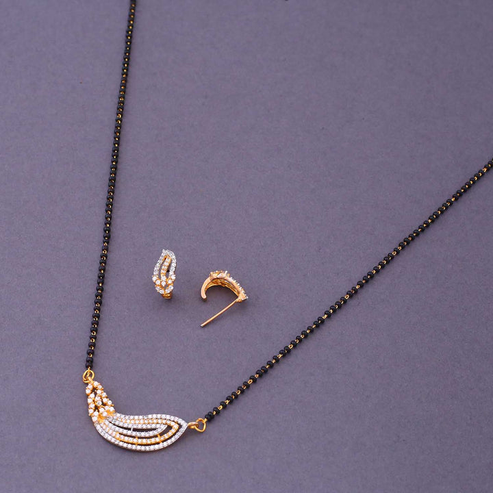 Golden Leaden Mangalsutra Set
