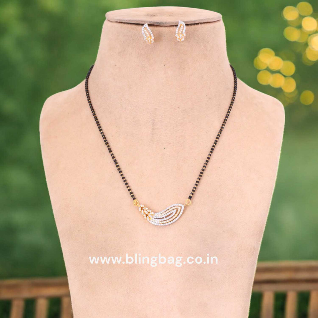 Golden Leaden Mangalsutra Set