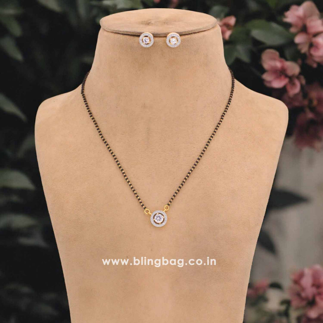 Golden Leah Mangalsutra Set
