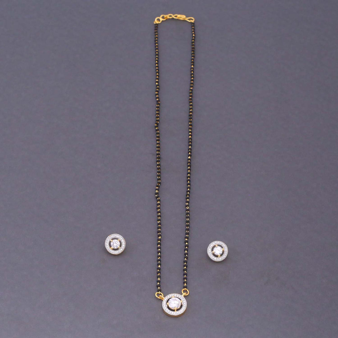 Golden Leah Mangalsutra Set