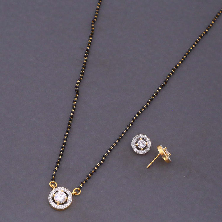 Golden Leah Mangalsutra Set