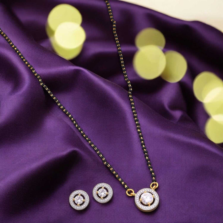 Golden Leah Mangalsutra Set