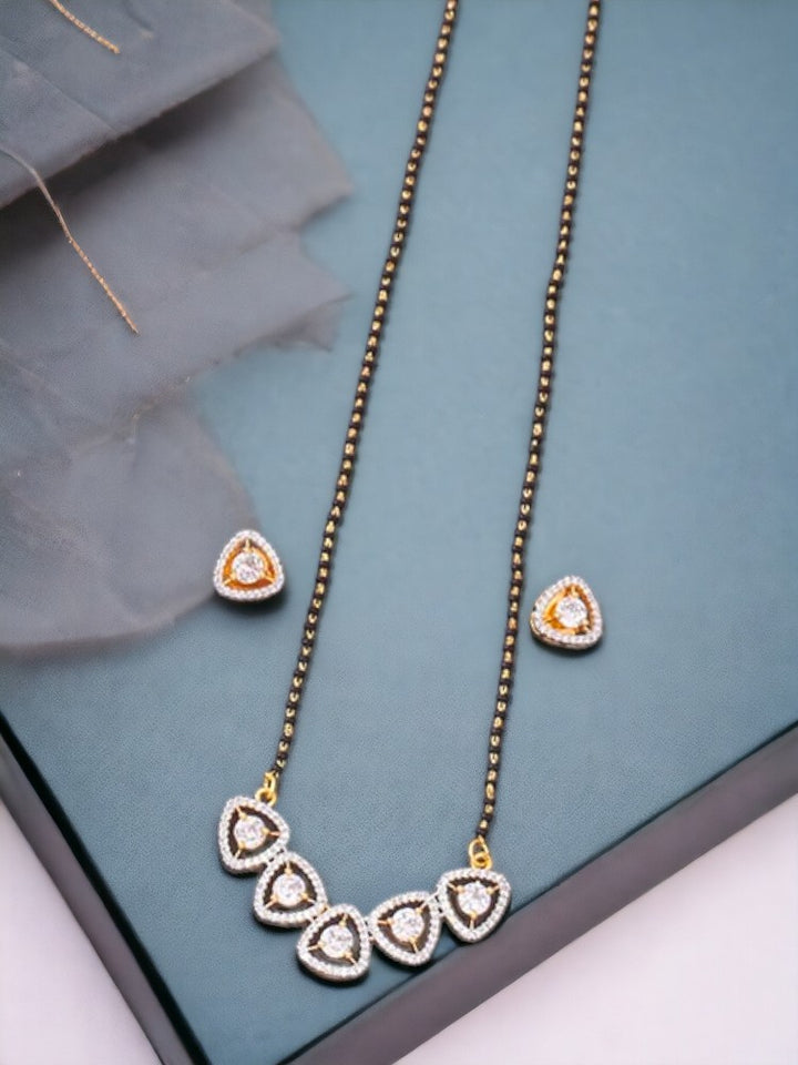 Golden Letitia Mangalsutra Set