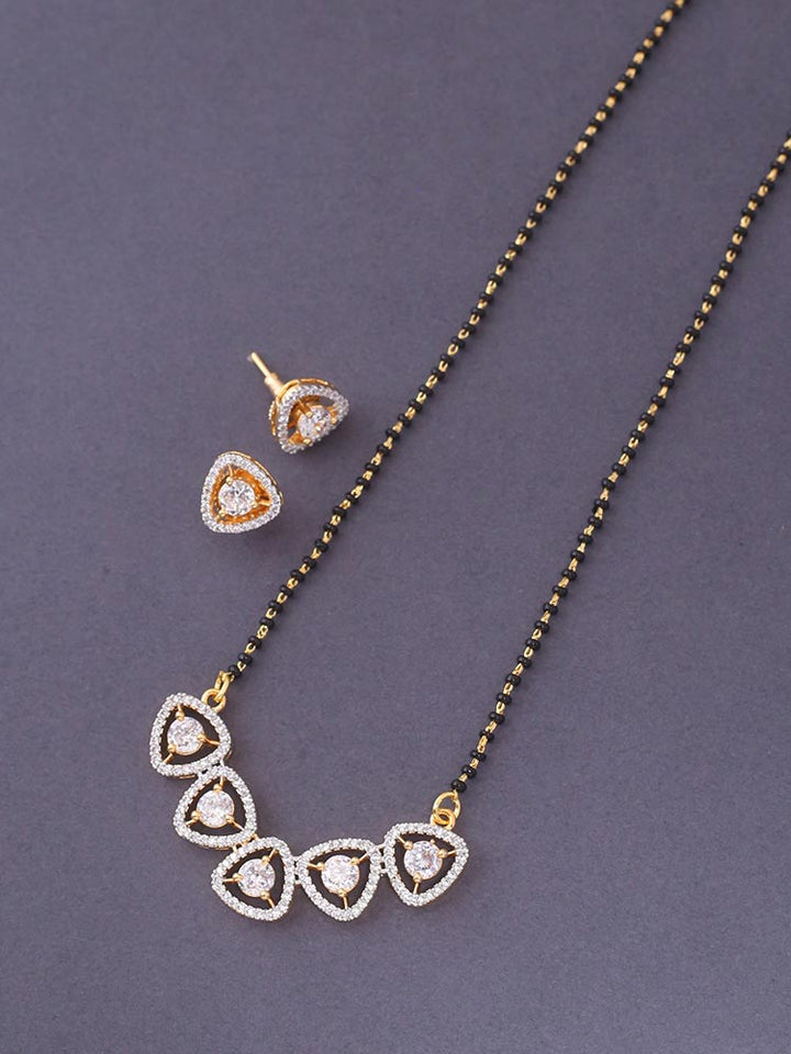 Golden Letitia Mangalsutra Set