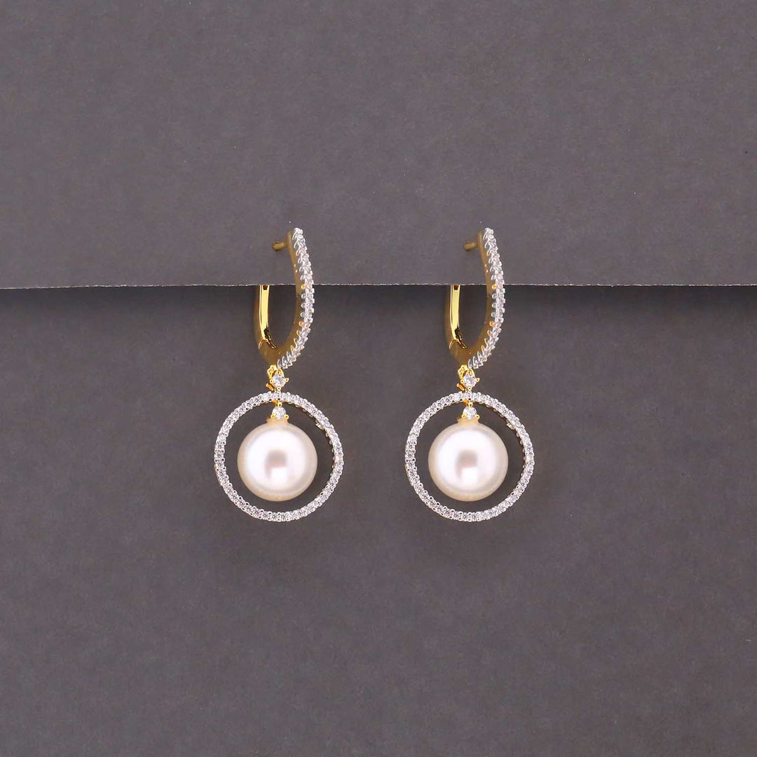 Golden Lilah Zirconia Studs