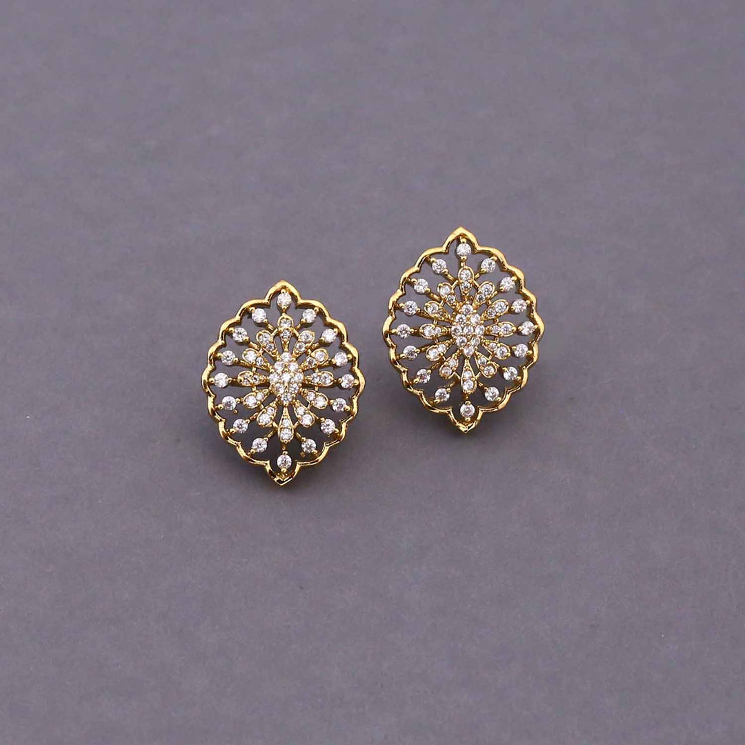 Golden Lili Zirconia Studs