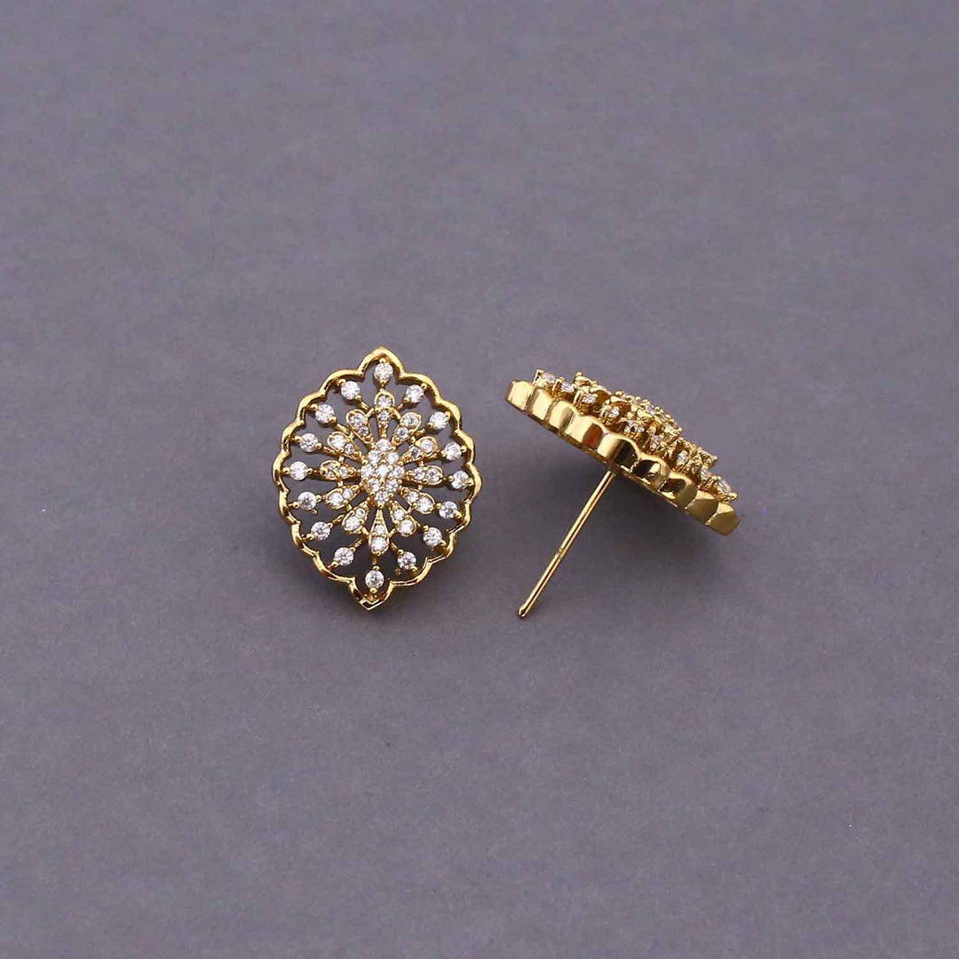 Golden Lili Zirconia Studs