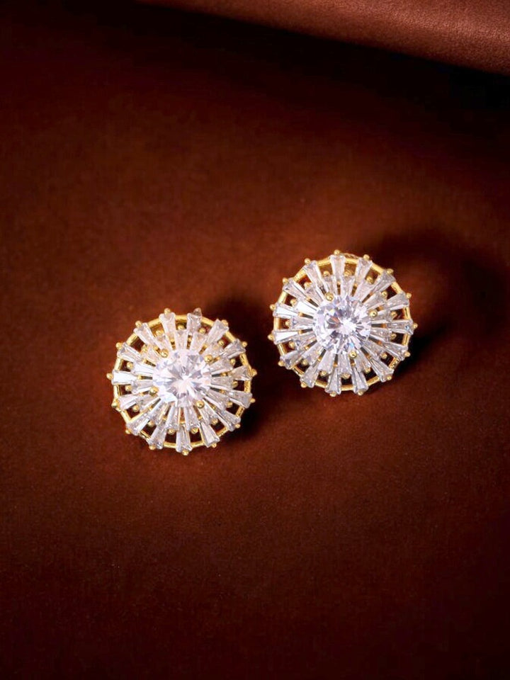 Golden Lilith Zirconia Studs