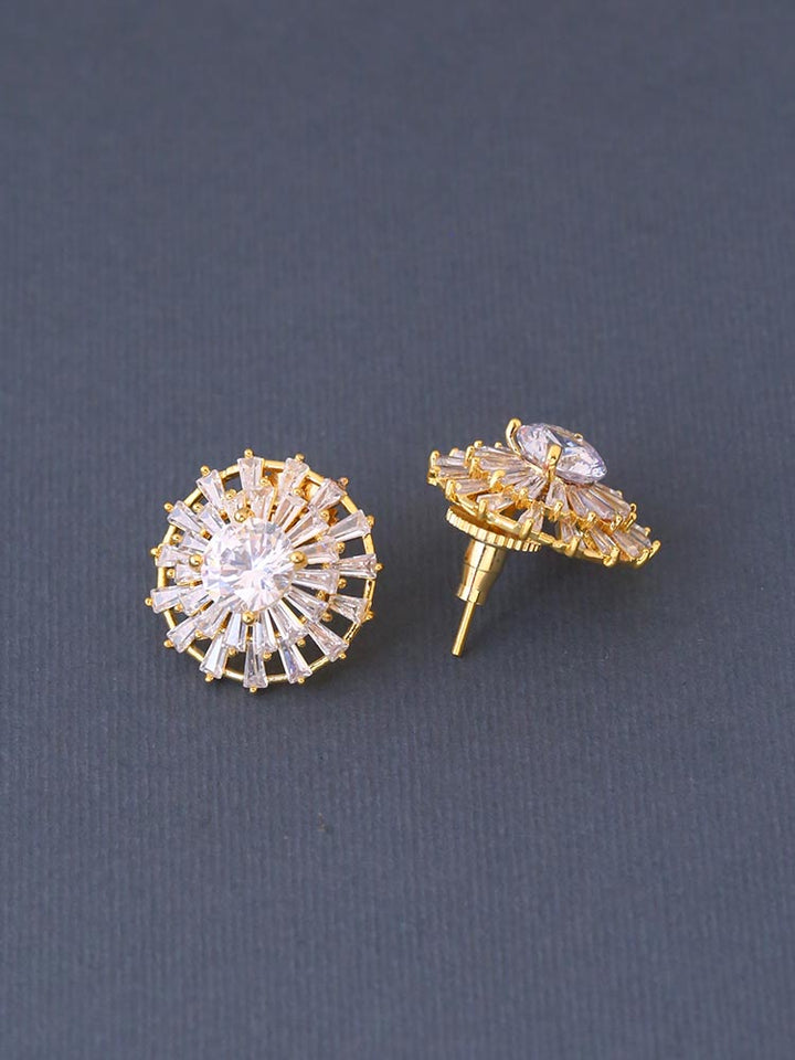 Golden Lilith Zirconia Studs