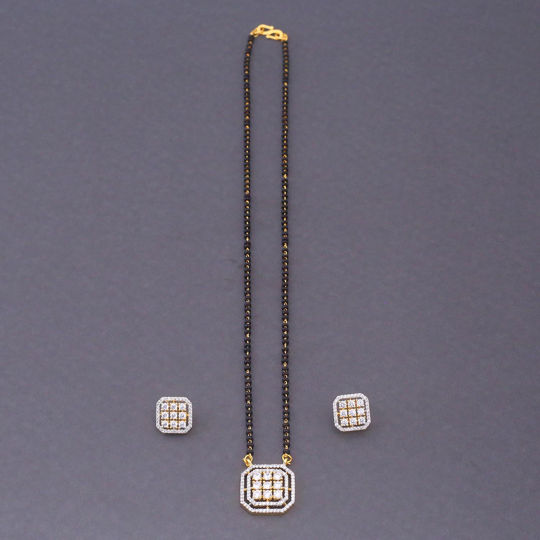 Golden Lily Mangalsutra Set