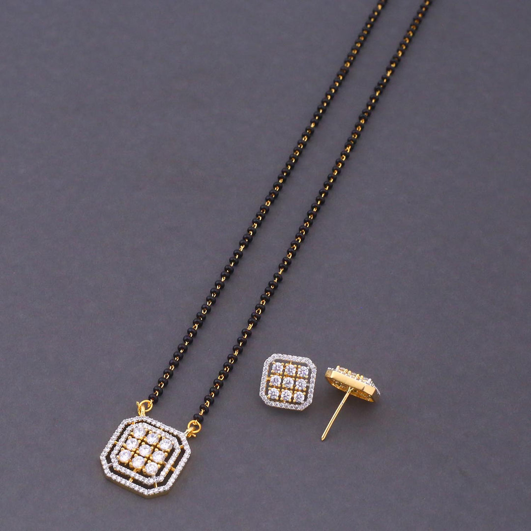 Golden Lily Mangalsutra Set