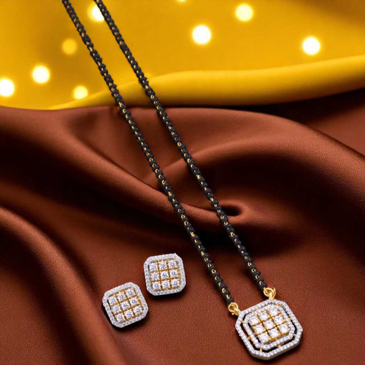 Golden Lily Mangalsutra Set