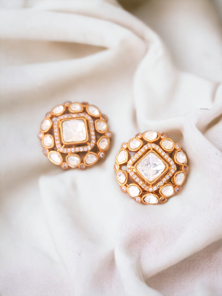 Golden Lorelei Zirconia Studs