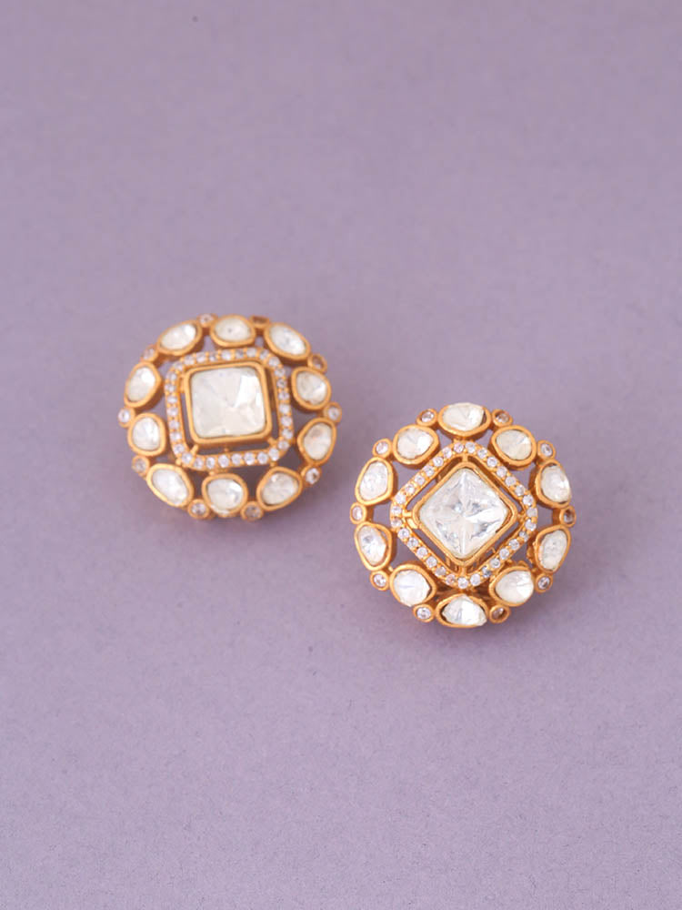 Golden Lorelei Zirconia Studs