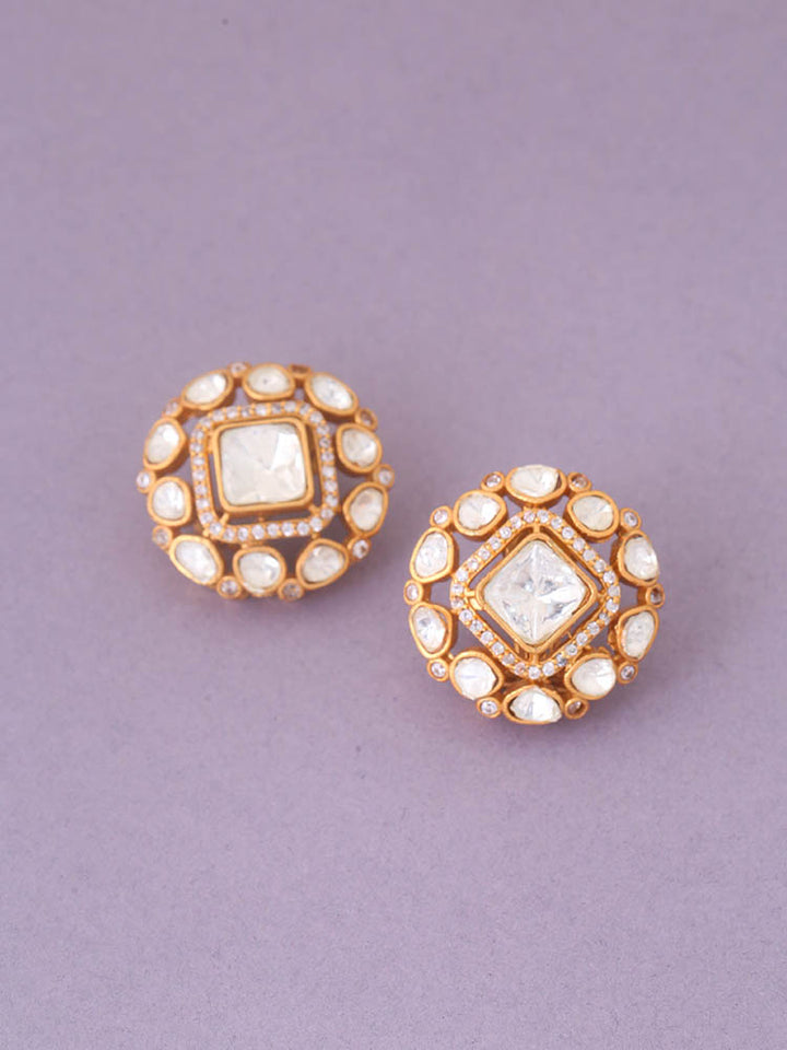 Golden Lorelei Zirconia Studs