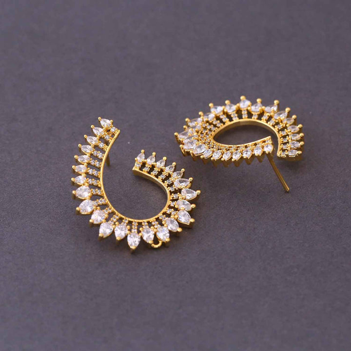 Golden Louie Zirconia Studs
