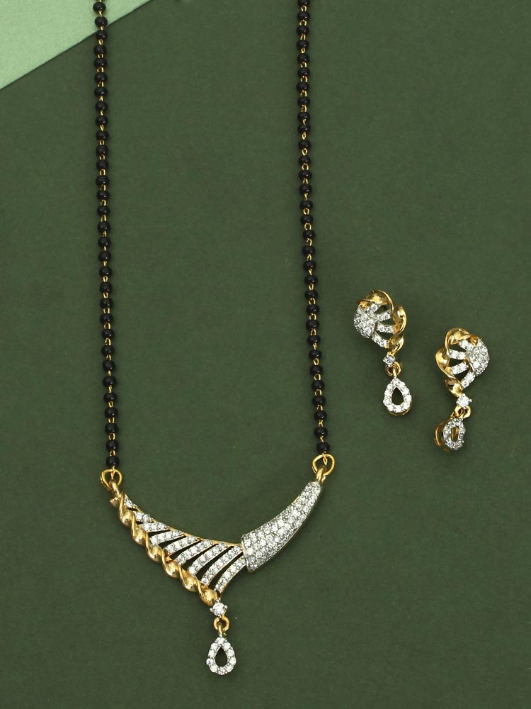 Golden Lucia Mangalsutra Set