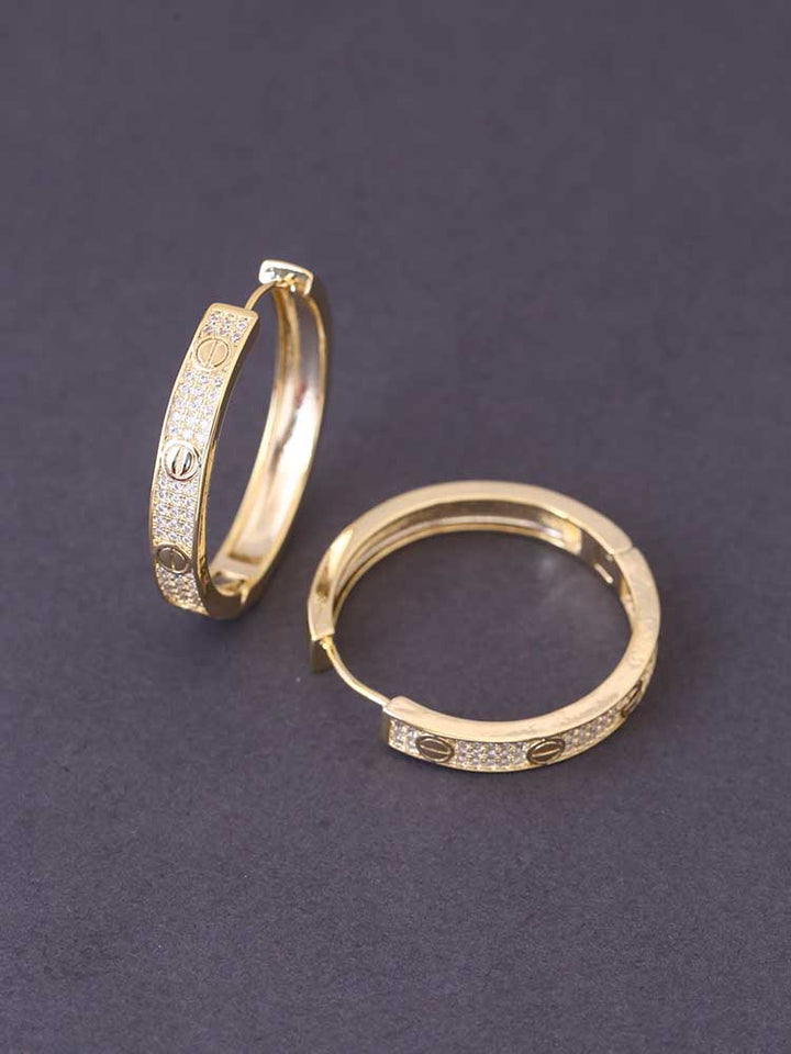 Golden Luockke Hoops