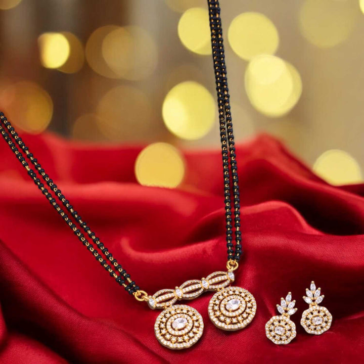 Golden Lydia Mangalsutra Set