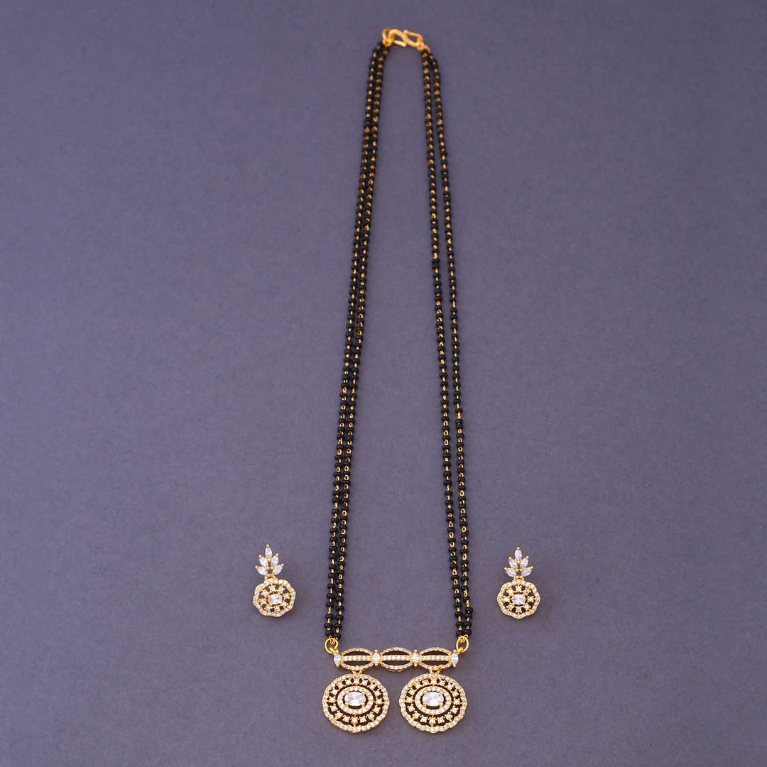 Golden Lydia Mangalsutra Set
