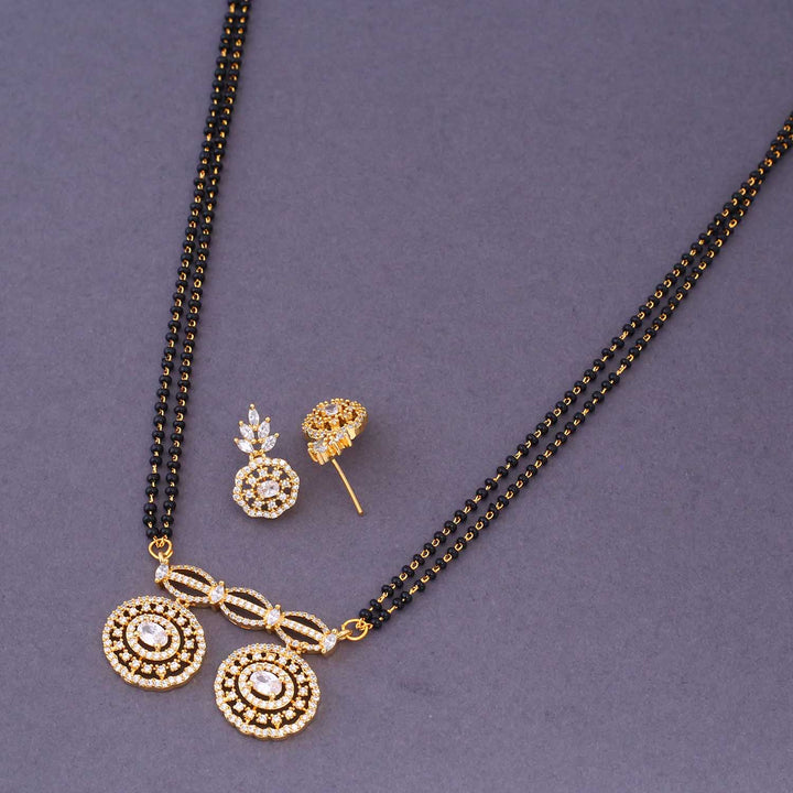 Golden Lydia Mangalsutra Set