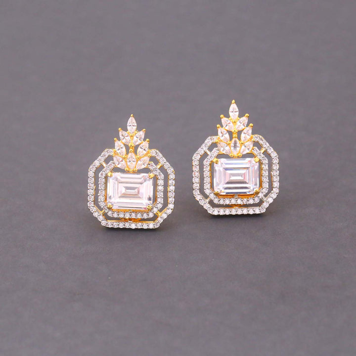 Golden Lyla Zirconia Studs