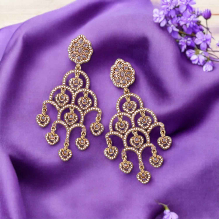 Golden Maalai Danglers