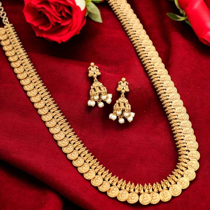 Golden Maayavi Temple Jewellery Set- New Arrival