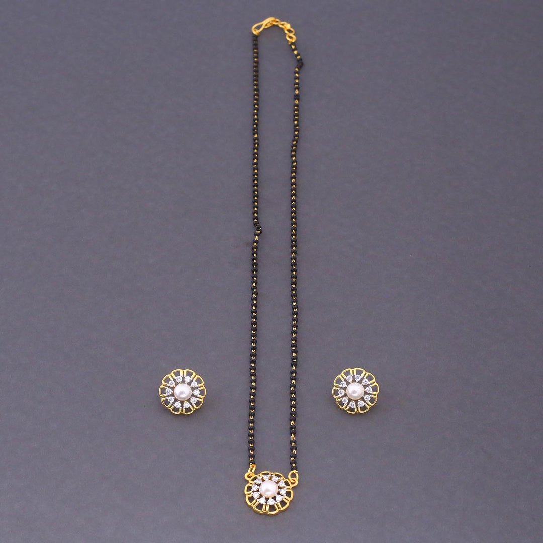 Golden Madelyn Mangalsutra Set