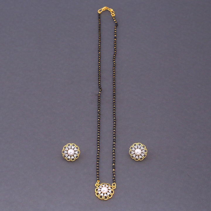 Golden Madelyn Mangalsutra Set
