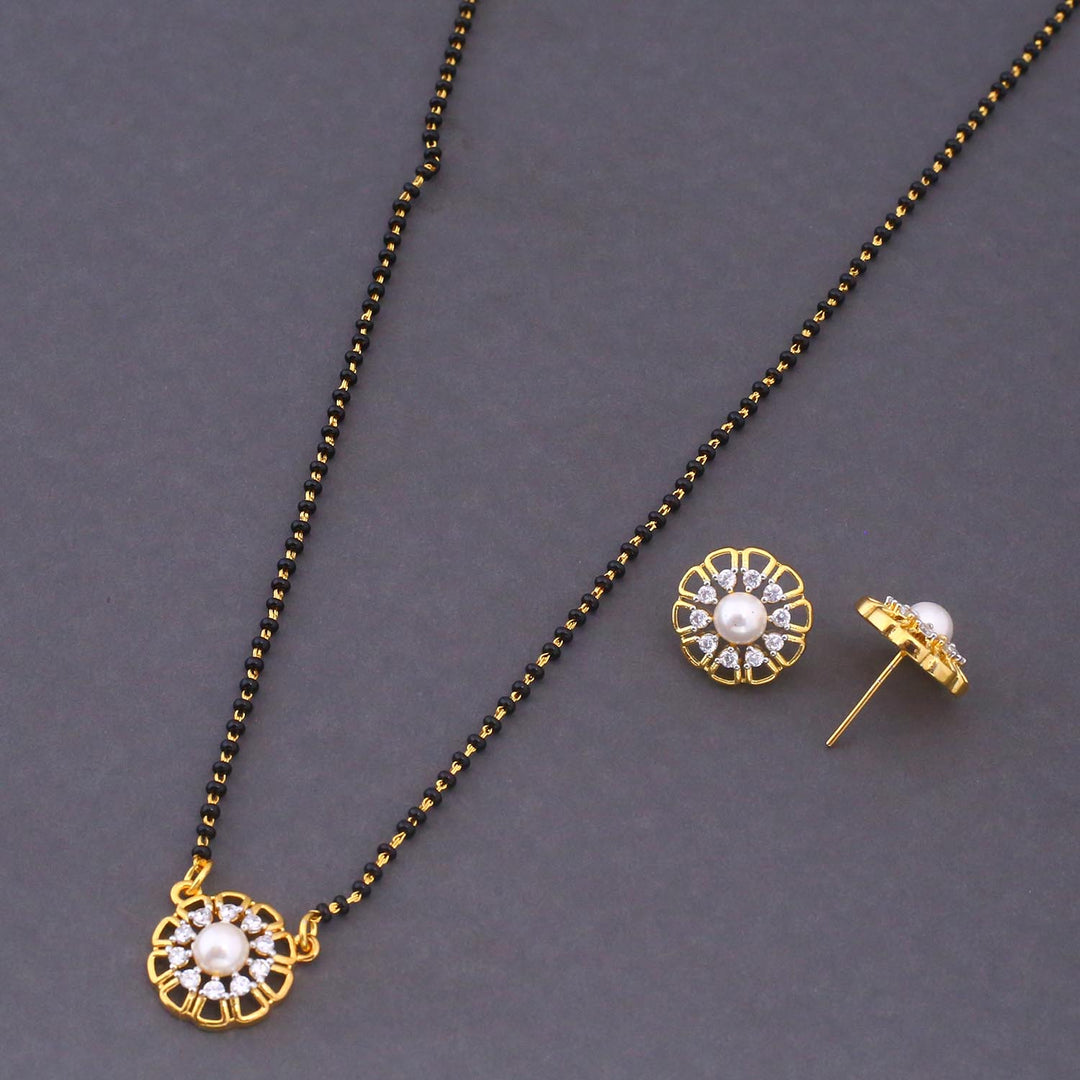 Golden Madelyn Mangalsutra Set