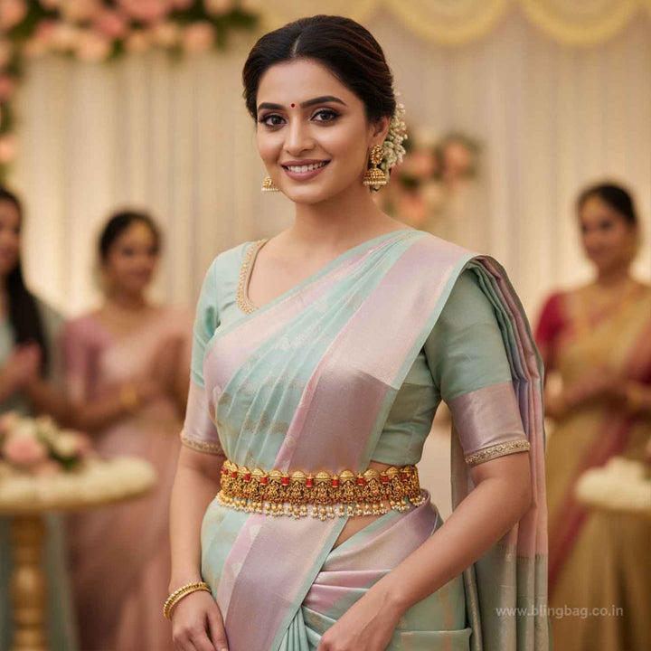 Golden Mahagauri Temple Waist Belt