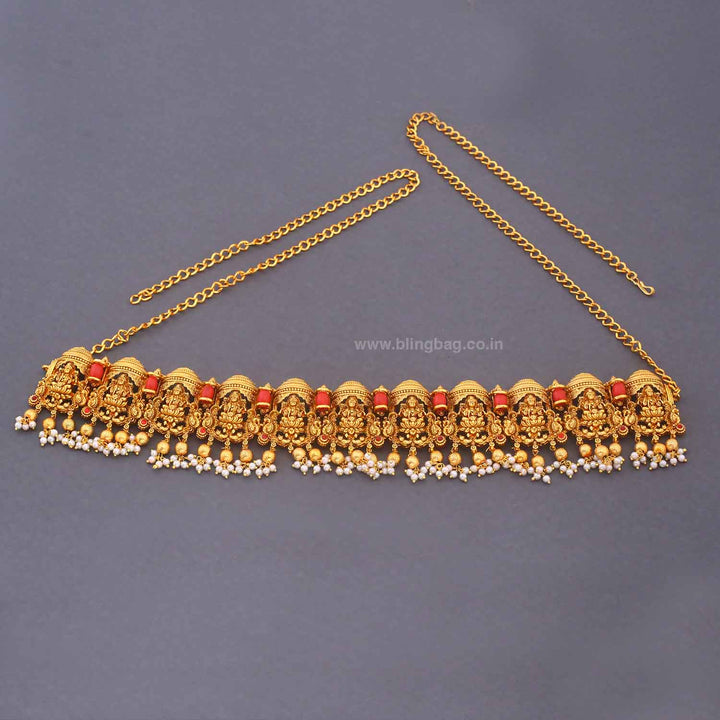 Golden Mahagauri Temple Waist Belt