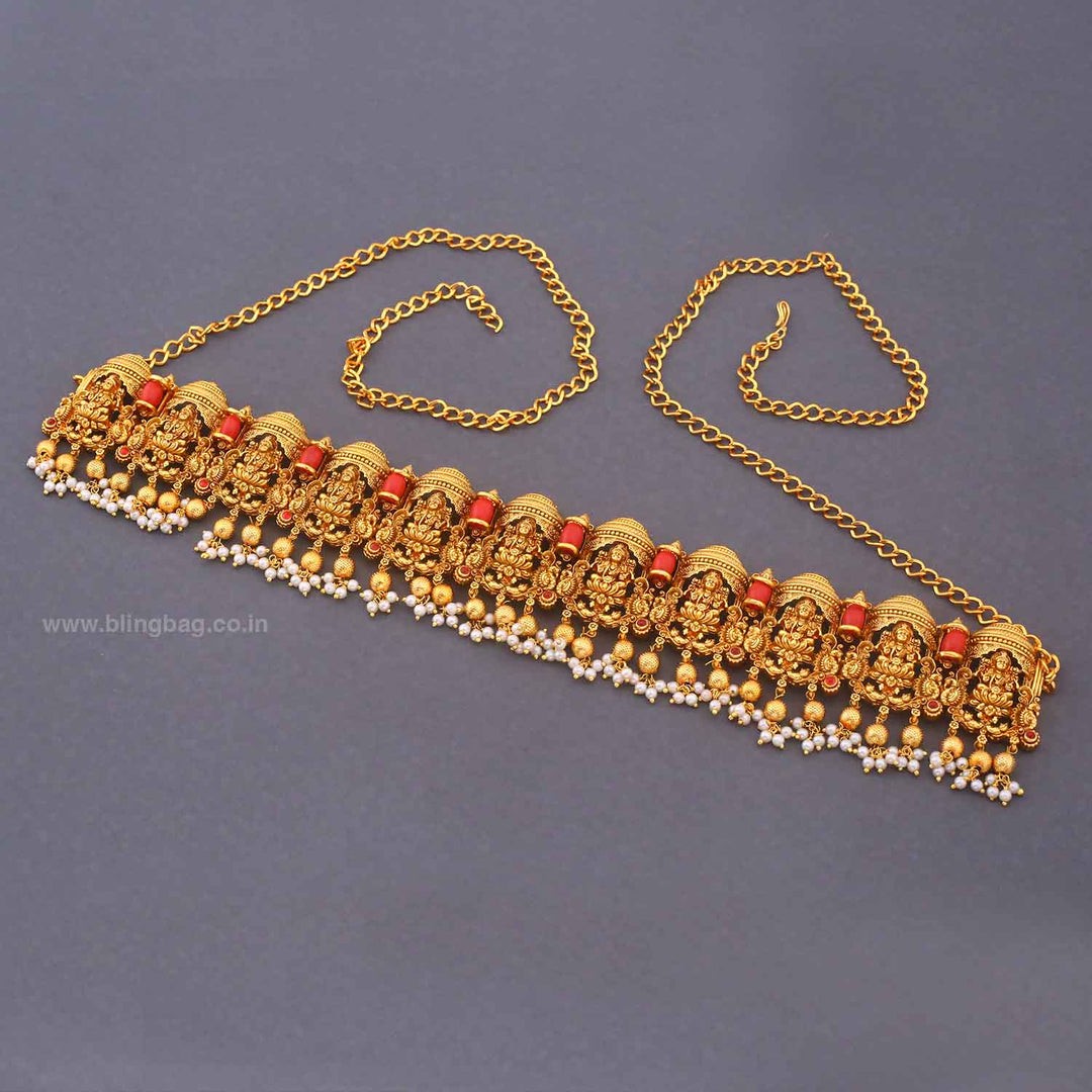 Golden Mahagauri Temple Waist Belt