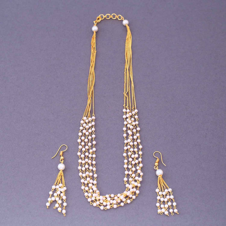 Golden Mamni Antique Jewellery Set - New Arrival