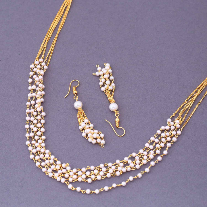 Golden Mamni Antique Jewellery Set - New Arrival