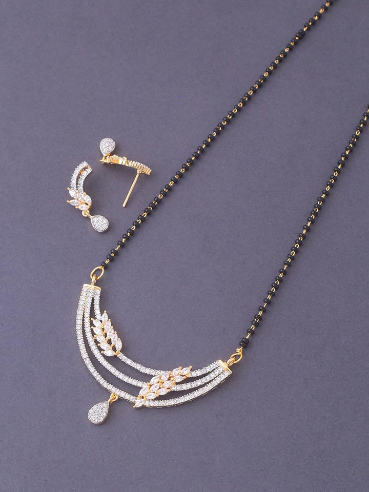 Golden Marcus Pendant Mangalsutra Set