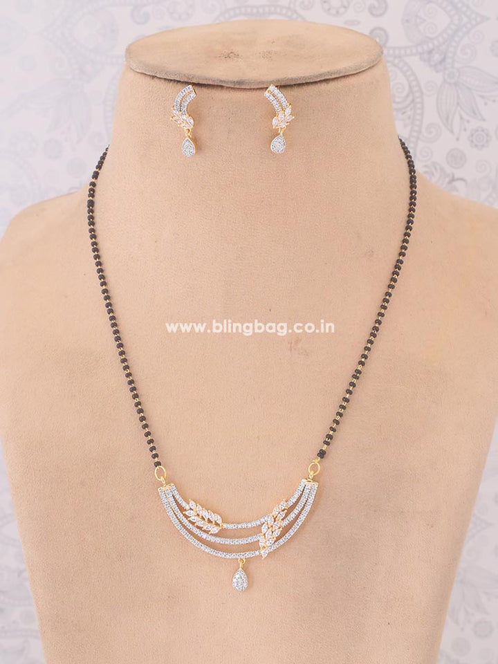 Golden Marcus Pendant Mangalsutra Set
