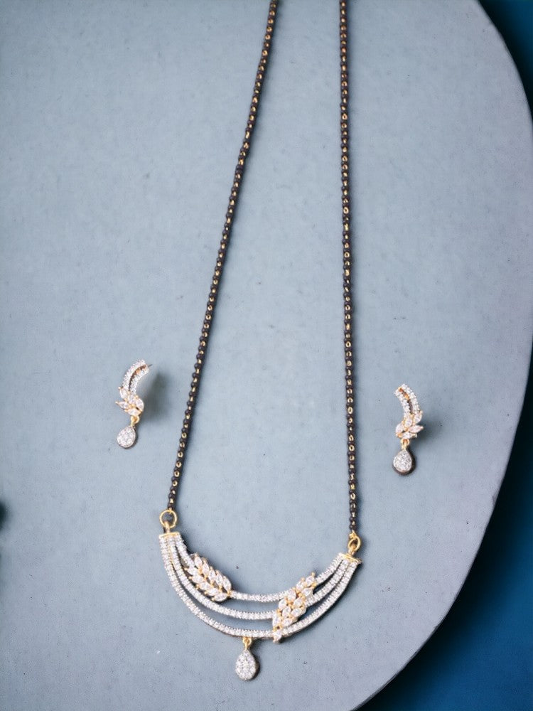 Golden Marcus Pendant Mangalsutra Set