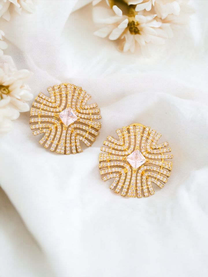 Golden Marease Zirconia Danglers