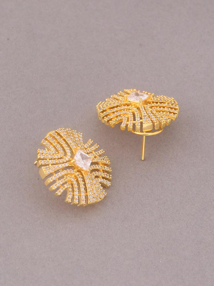 Golden Marease Zirconia Danglers