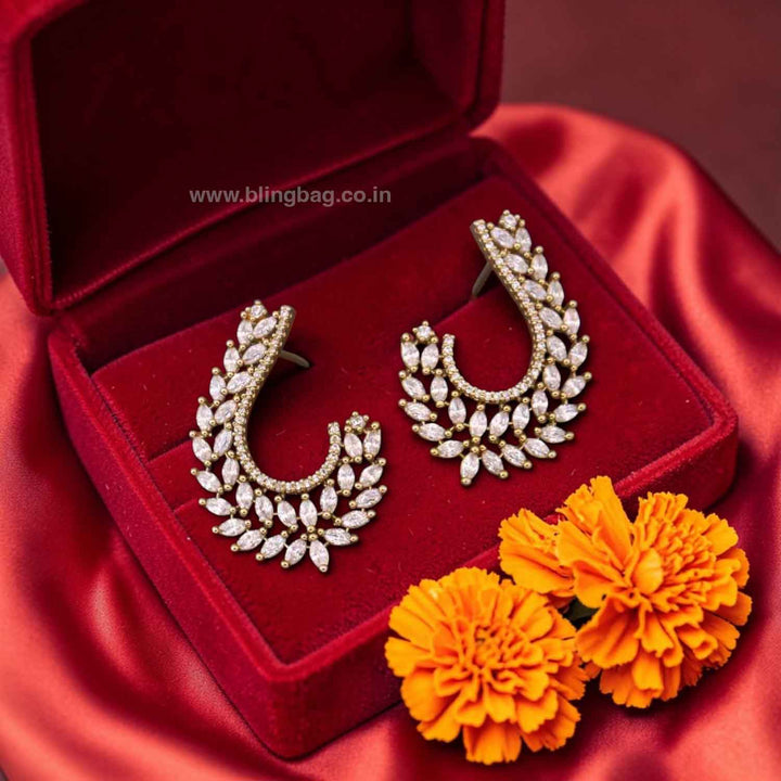 Golden Mariot Victorian Studs