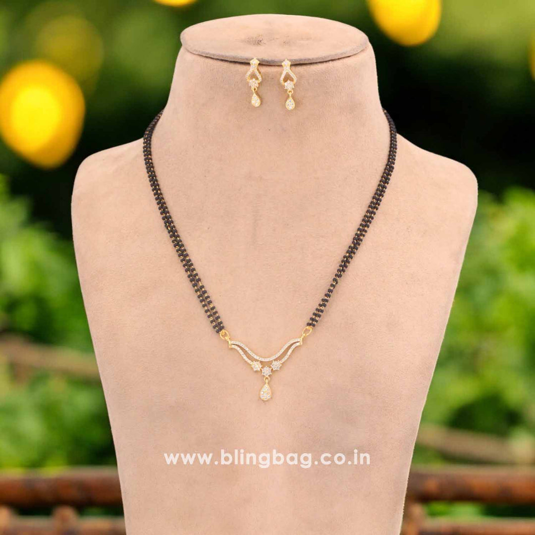 Golden Marloe Mangalsutra Set