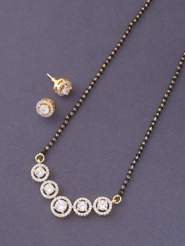 Golden Martina Mangalsutra Set