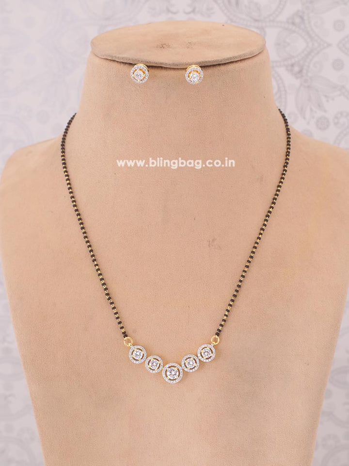 Golden Martina Mangalsutra Set