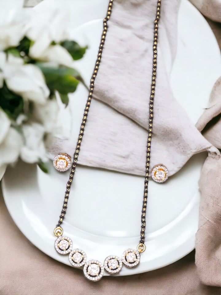 Golden Martina Mangalsutra Set